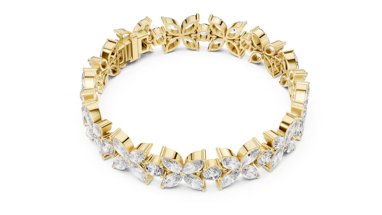 CAD Tennis Bracelet 57 view 2